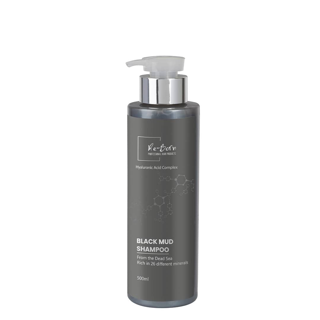 Re-born Black Mud Shampoo, 500 ml